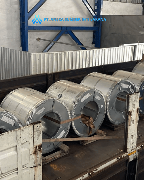 MUAT COIL-1, Aneka Steel Coil - PT ANEKA SUMBER INTI SARANA
