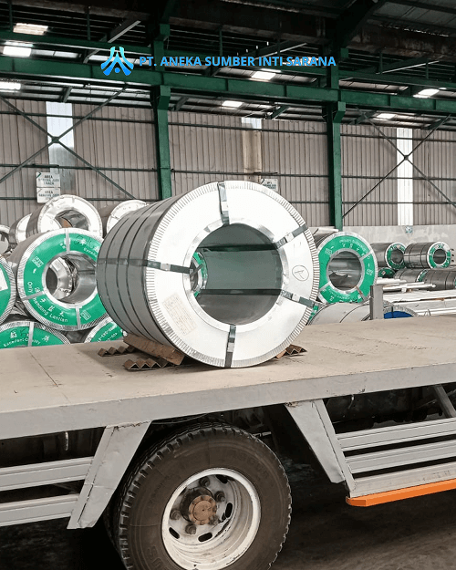 MUAT COIL-4, Aneka Steel Coil - PT ANEKA SUMBER INTI SARANA