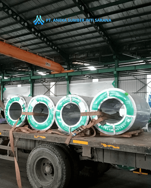 MUAT COIL-6, Aneka Steel Coil - PT ANEKA SUMBER INTI SARANA