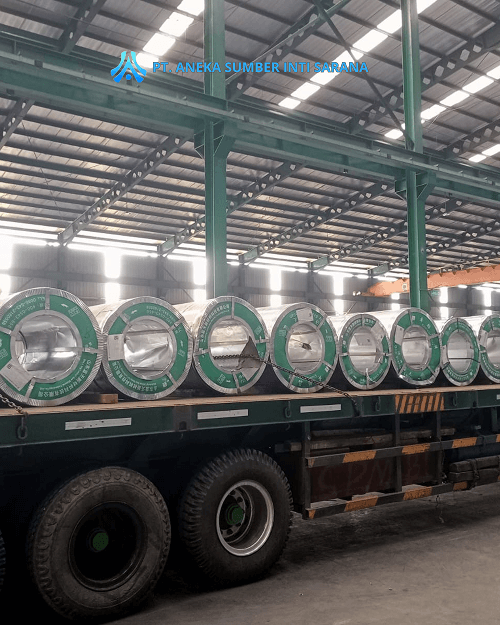 MUAT COIL-8, Aneka Steel Coil - PT ANEKA SUMBER INTI SARANA