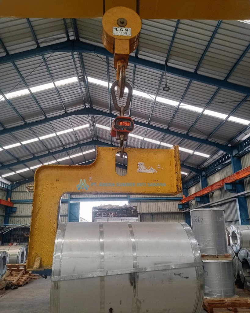 TIMBANG COIL - Aneka Steel Coil - PT ANEKA SUMBER INTI SARANA