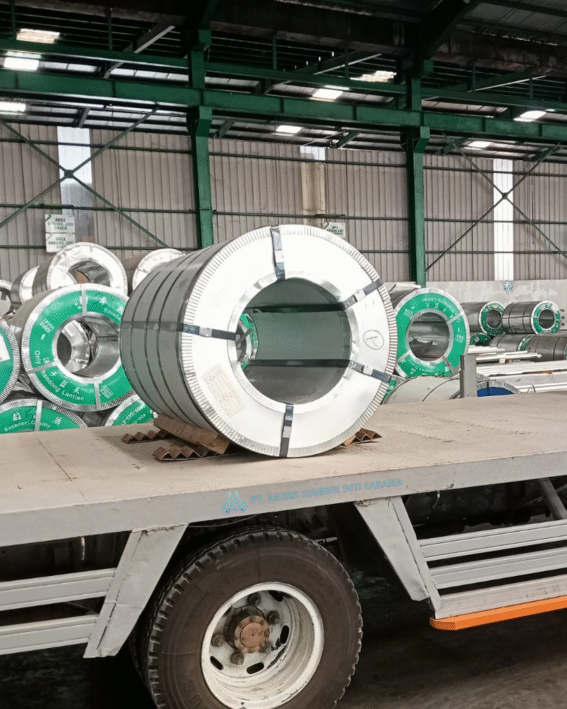 MUAT COIL-4, Aneka Steel Coil - PT ANEKA SUMBER INTI SARANA